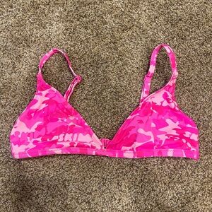 Skims Pink Bikini Top